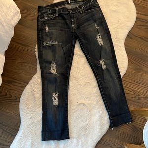 7 for all mankind jeans, Roxanne, size 28